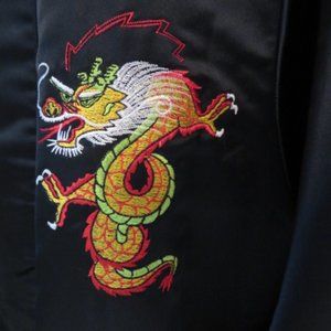 KIMONO - Black, Beautiful embriodery, fully lined